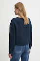 Bombažen pulover Tommy Hilfiger SAILING WW0WW46764 mornarsko modra SS25