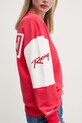 Red Bull Racing x Pepe Jeans hanorac de bumbac PANEL TEAM CREW 2 rosu RL580010