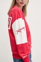 Bavlnená mikina Red Bull Racing x Pepe Jeans PANEL TEAM CREW 2 červená RL580010