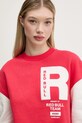 Red Bull Racing x Pepe Jeans hanorac de bumbac PANEL TEAM CREW 2 RL580010 rosu