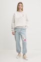 Abercrombie & Fitch felpa KI152.5076.178 beige SS25