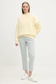 Abercrombie & Fitch bluza KI152.5094.875 galben SS25