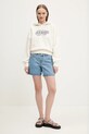 Abercrombie & Fitch bluza KI185.5022.178 beżowy SS25
