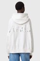 Бавовняна кофта AllSaints FUSE W058JC білий SS25
