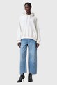 Бавовняна кофта AllSaints FUSE W058JC білий