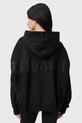 Bavlnená mikina AllSaints FUSE čierna W058JC