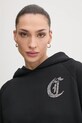 Just Cavalli felpa in cotone nero 78PAIE08.CF100