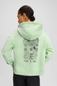Karl Lagerfeld hanorac de bumbac A2W20058 verde SS25