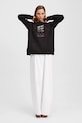 Odzież Karl Lagerfeld bluza bawełniana A2W20068 czarny