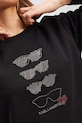 Karl Lagerfeld bluza bawełniana czarny A2W20068