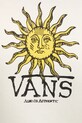 Βαμβακερή μπλούζα Vans VN000NXTFS81 μπεζ