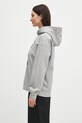 GANNI cotton sweatshirt Isoli Bear Oversized T4162 gray SS25