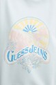 Хлопковая кофта Guess Jeans голубой W5GQ16.K68I4