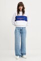 Бавовняна кофта Guess Jeans W5GQ17.K68I4 білий SS25