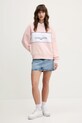 Guess Jeans hanorac de bumbac W5GQ17.K68I4 roz SS25