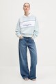 Guess Jeans hanorac de bumbac W5GQ17.K68I4 albastru SS25
