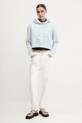 Хлопковая кофта Guess Jeans W5GQ22.K68I4 голубой SS25