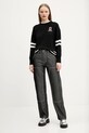 Бавовняний светр Guess Jeans W5GR01.Z3HM1 чорний SS25