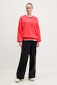 Peak Performance bluza bawełniana G80274 czerwony SS25