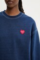 Bavlněná mikina Carhartt WIP Ingo Sweat modrá I034677.E4GD