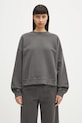 Carhartt WIP bluza bawełniana Benton Sweat gładkie szary I034511.89GD
