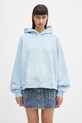 Хлопковая кофта Carhartt WIP Hooded Benton Sweat с капюшоном голубой I034512.2P5GD