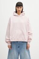 Carhartt WIP cotton sweatshirt Hooded Benton Sweat cotton pink I034512.2P7GD