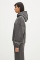 Carhartt WIP bluza bawełniana Hooded Benton Sweat I034512.89GD szary SS25
