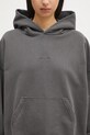 Carhartt WIP bluza bawełniana Hooded Benton Sweat szary I034512.89GD