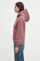 Carhartt WIP bluza bawełniana Hooded Casey Sweatshirt I032644.2RSXX różowy SS25