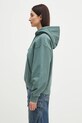 Памучен суичър Carhartt WIP Hooded Casey Sweatshirt I032644.2NIXX зелен SS25