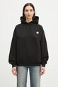 Kenzo bluza bawełniana Boke Flower 2.0 z kapturem czarny FF52SW1754MB.99J