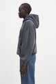 Anine Bing felpa in cotone Harvey Sweatshirt S.08.5185 grigio SS25