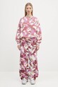 Бавовняна кофта A Bathing Ape Map Camo Crewneck 1L30213001 рожевий