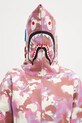 A Bathing Ape cotton sweatshirt Map Camo Shark Full Zip pink 1L30215001
