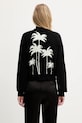 Abbigliamento Palm Angels cardigan con aggiunta di lana Palms Knit Track PWHA061S25KNI0011003 nero