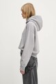 Хлопковая кофта JW Anderson Anchor Embroidery Cropped JW0216.PG1719.907 серый SS25