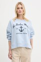 Hollister Co. bluza aplikacja niebieski KI352.5148.210