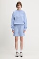 Sporty & Rich cotton sweatshirt Wimbledon ST071612201BL59 blue