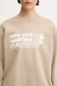 Sporty & Rich felpa in cotone Usa Wellness Club beige ST071622128GY15
