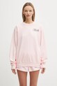 Odzież Sporty & Rich bluza bawełniana Health Script ST071620078P140 różowy