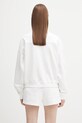 Clothing Sporty & Rich cotton sweatshirt H&W Crest Embroidered Quarter Zip ST073620241WH01 white