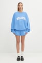 Sporty & Rich bluza bawełniana Wellness Ivy ST071621001BL102 niebieski