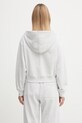Одежда Хлопковая кофта Sporty & Rich Ny Health Club Cropped Zip ST068602043GY03 серый