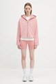 Mikina Pangaia DNA Double Jersey Zip Up Hoodie 10002361 růžová