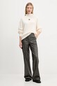 Tommy Jeans pulover de bumbac DW0DW21676 bej AW25