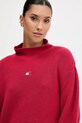 Tommy Jeans sweter bawełniany różowy DW0DW21676