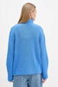 Odzież Tommy Jeans sweter bawełniany DW0DW21676 niebieski