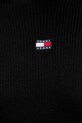 Памучен пуловер Tommy Jeans DW0DW21676 черен