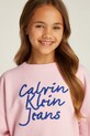 Calvin Klein Jeans bluza dziecięca IG0IG02760.PPYA różowy